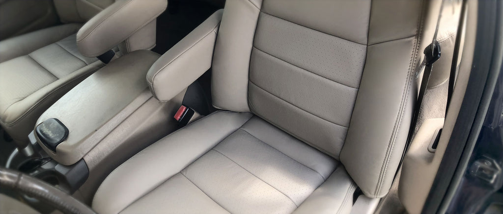 After the repair at Leo Lux Exclusive Car seat covers